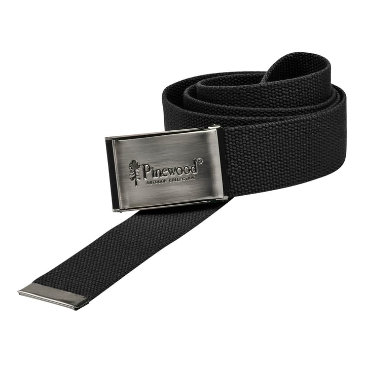 Pinewood Canvas Belt Black Pinewood