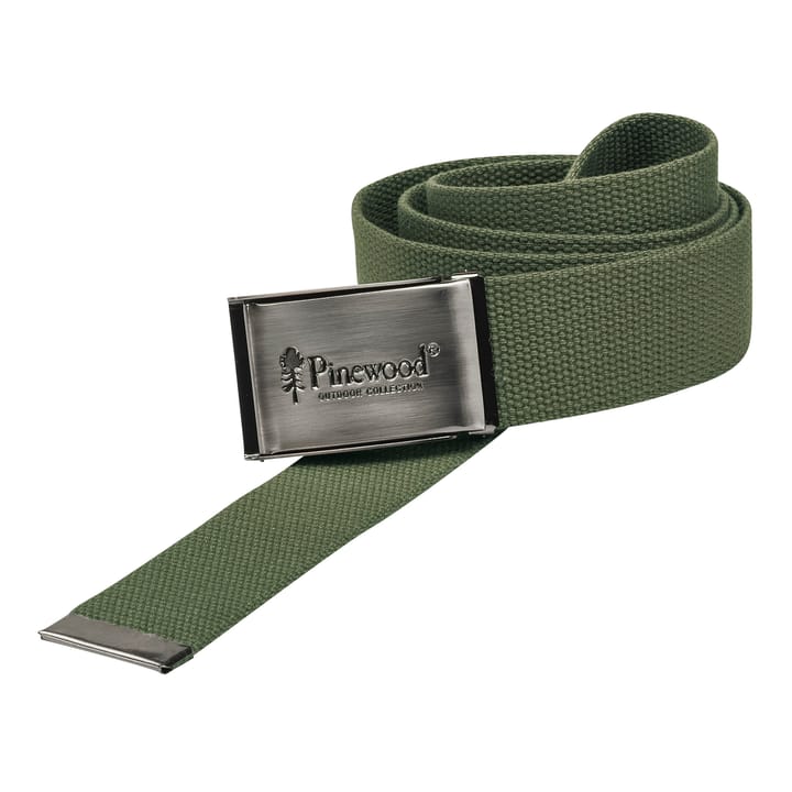 Pinewood Canvas Belt Olive Pinewood