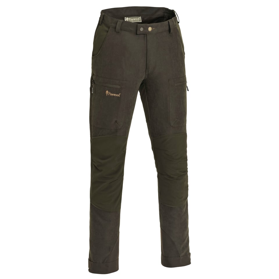 Men's Caribou Hunting Trousers Suede Brown/Dark Olive