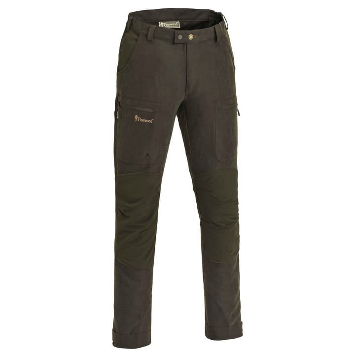 Pinewood Men's Caribou Hunting Trousers Suede Brown/Dark Olive Pinewood