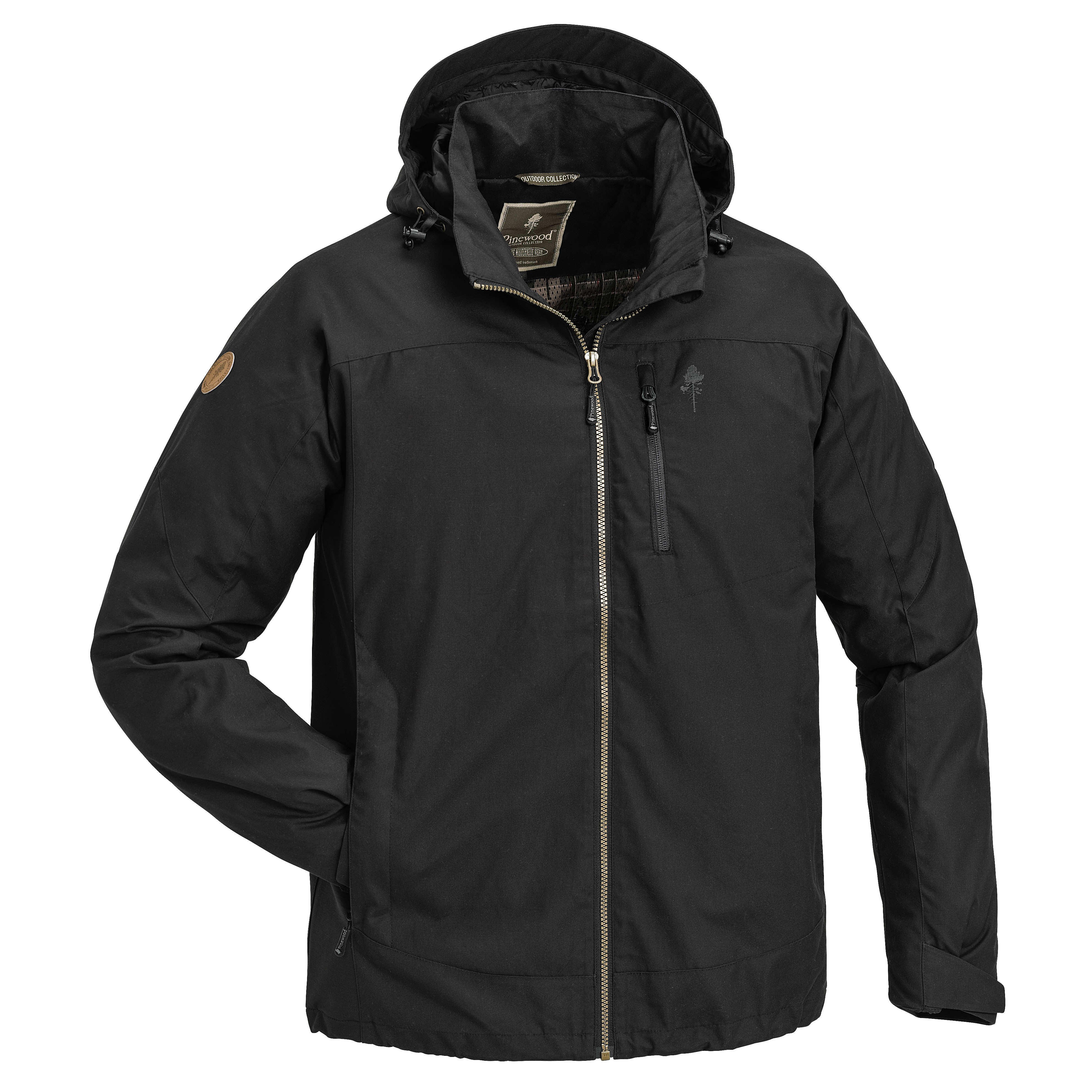 Pinewood Kids' Caribou TC Jacket Black Ovadderade friluftsjackor Svart 116 cm