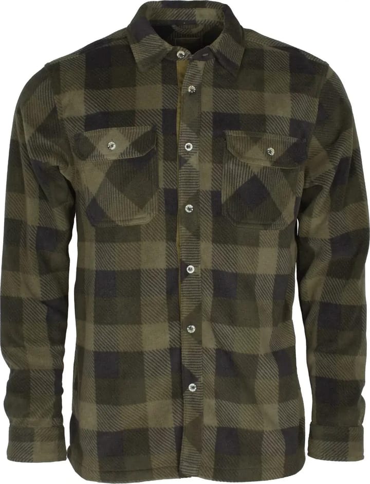 Pinewood Men's Finnveden Canada Fleece Shirt Green/Black Pinewood Pinewood Men's Finnveden Canada Fleece Shirt Green/Black Pinewood
