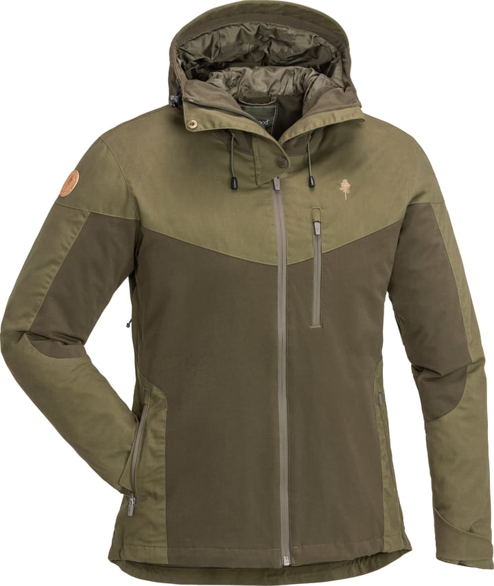 Pinewood Women's Finnveden Hybrid Extreme Jacket Dark Olive/Hunting Olive Pinewood