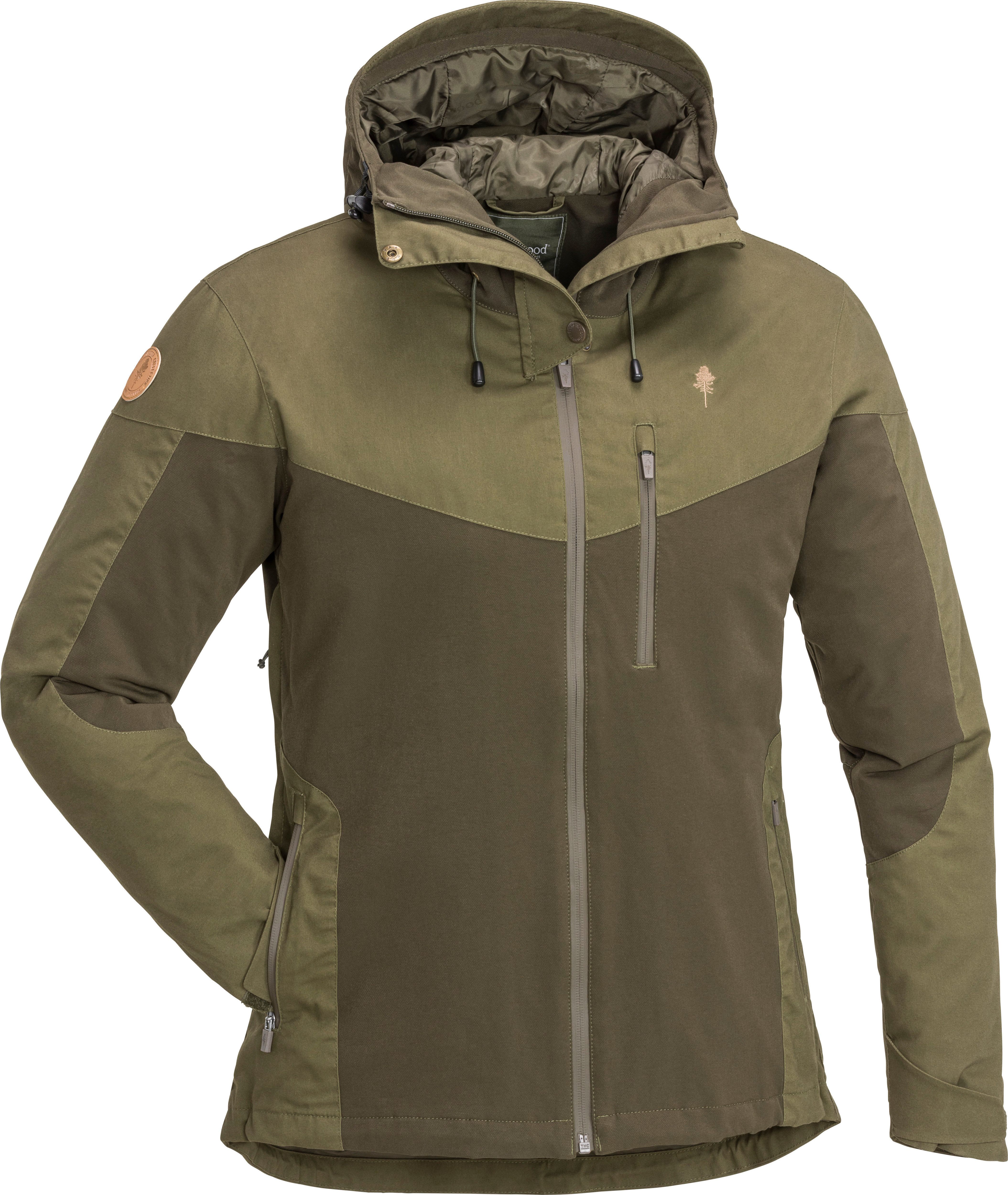 Pinewood Women’s Finnveden Hybrid Extreme Jacket Dark Olive/Hunting Olive