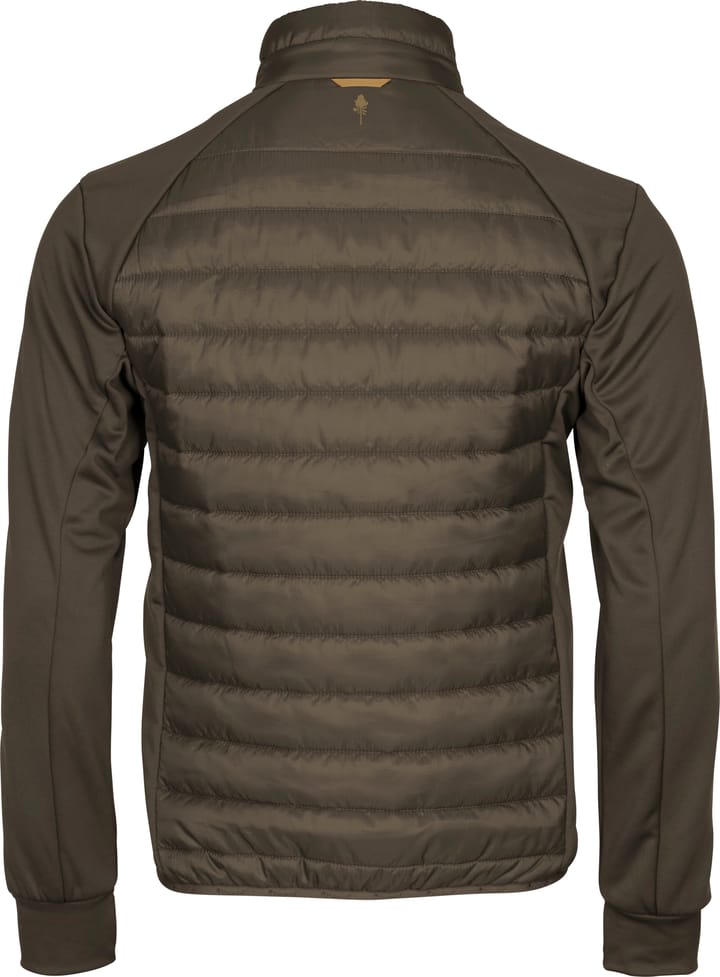 Pinewood Men's Finnveden Hybrid Power Fleece Jacket Dusty Brown Pinewood