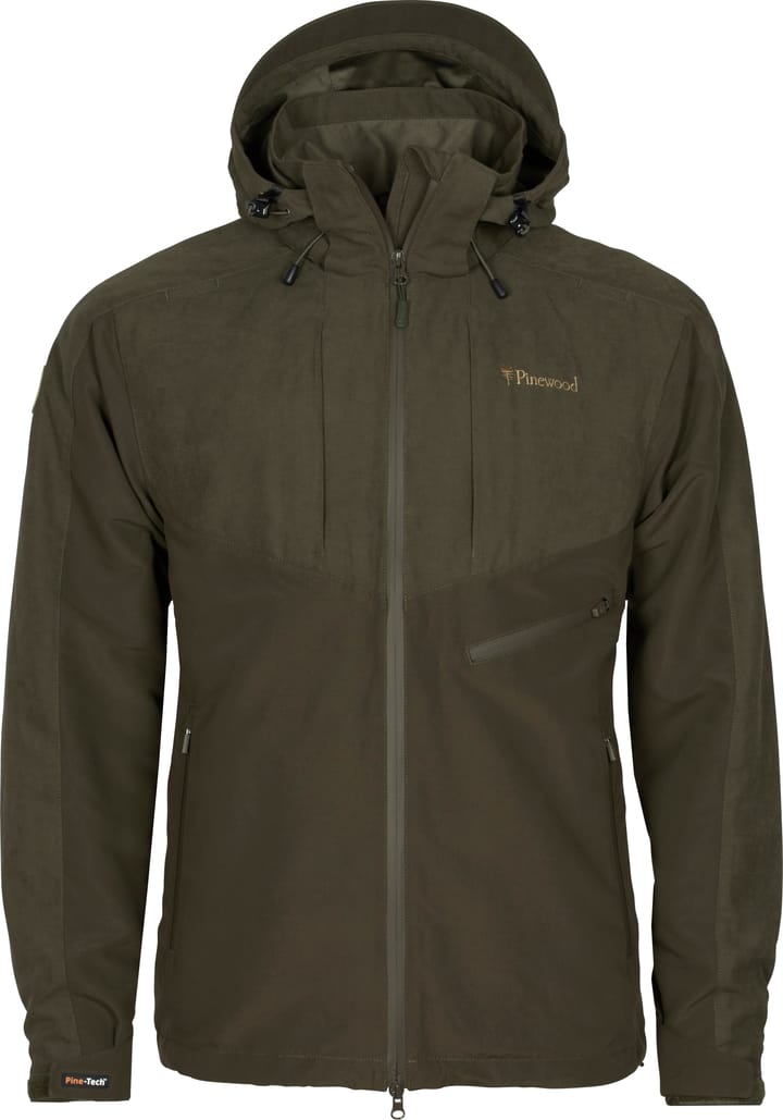 Pinewood Men's Furudal Caribou Hunt Extreme Jacket Suede Brown/D.Olive Pinewood