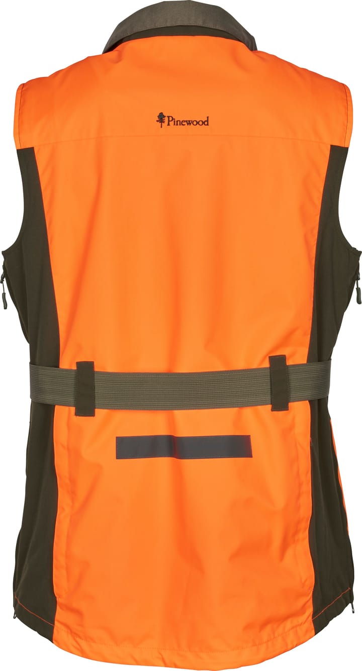Pinewood Men's Furudal Dog Handler Vest Orange/Moss Green Pinewood