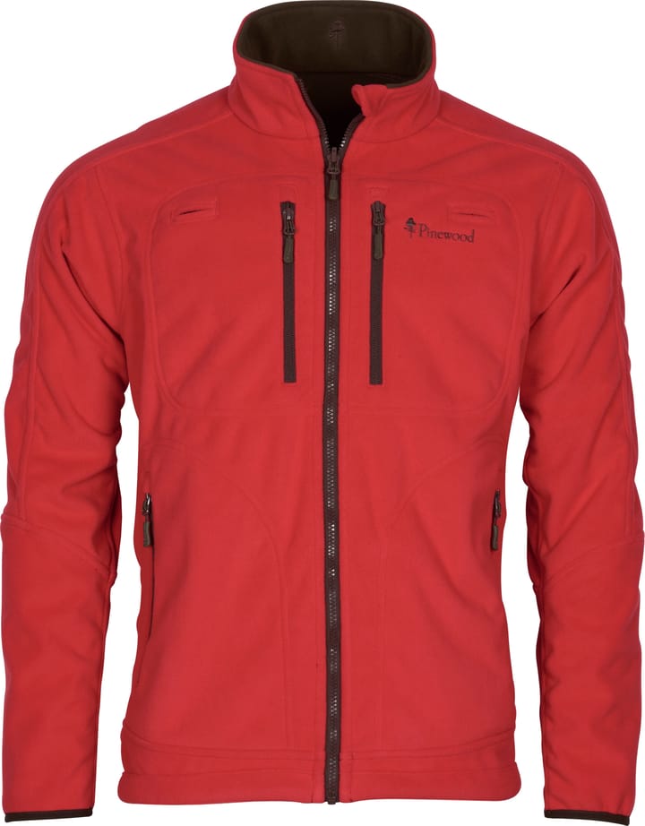Pinewood Men's Furudal Reversible Fleece Jacket Hunting Brown/Red Pinewood Pinewood Men's Furudal Reversible Fleece Jacket Hunting Brown/Red Pinewood