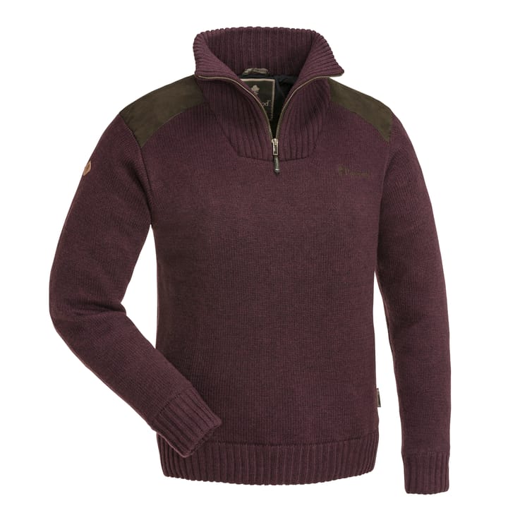 Pinewood Women's Hurricane Sweater Dark Burgundy Melange Pinewood
