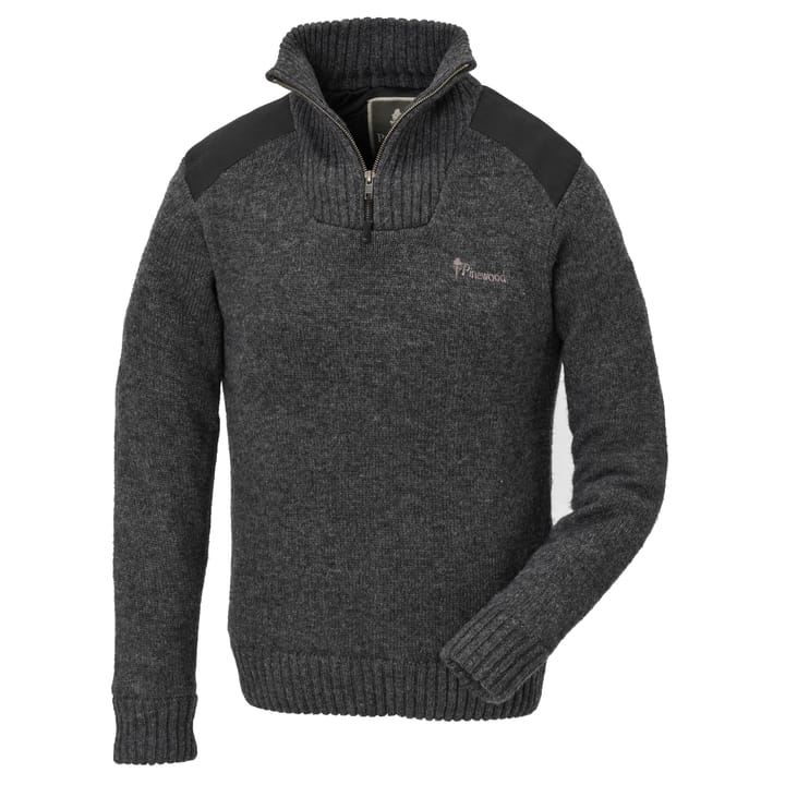 Pinewood Women's Hurricane Sweater Dark Grey Melange Pinewood