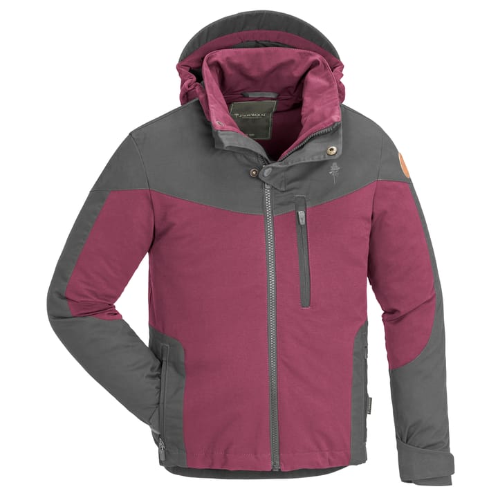 Pinewood Kids' Finnveden Hybrid Jacket Plum/Dark Anthracite Pinewood