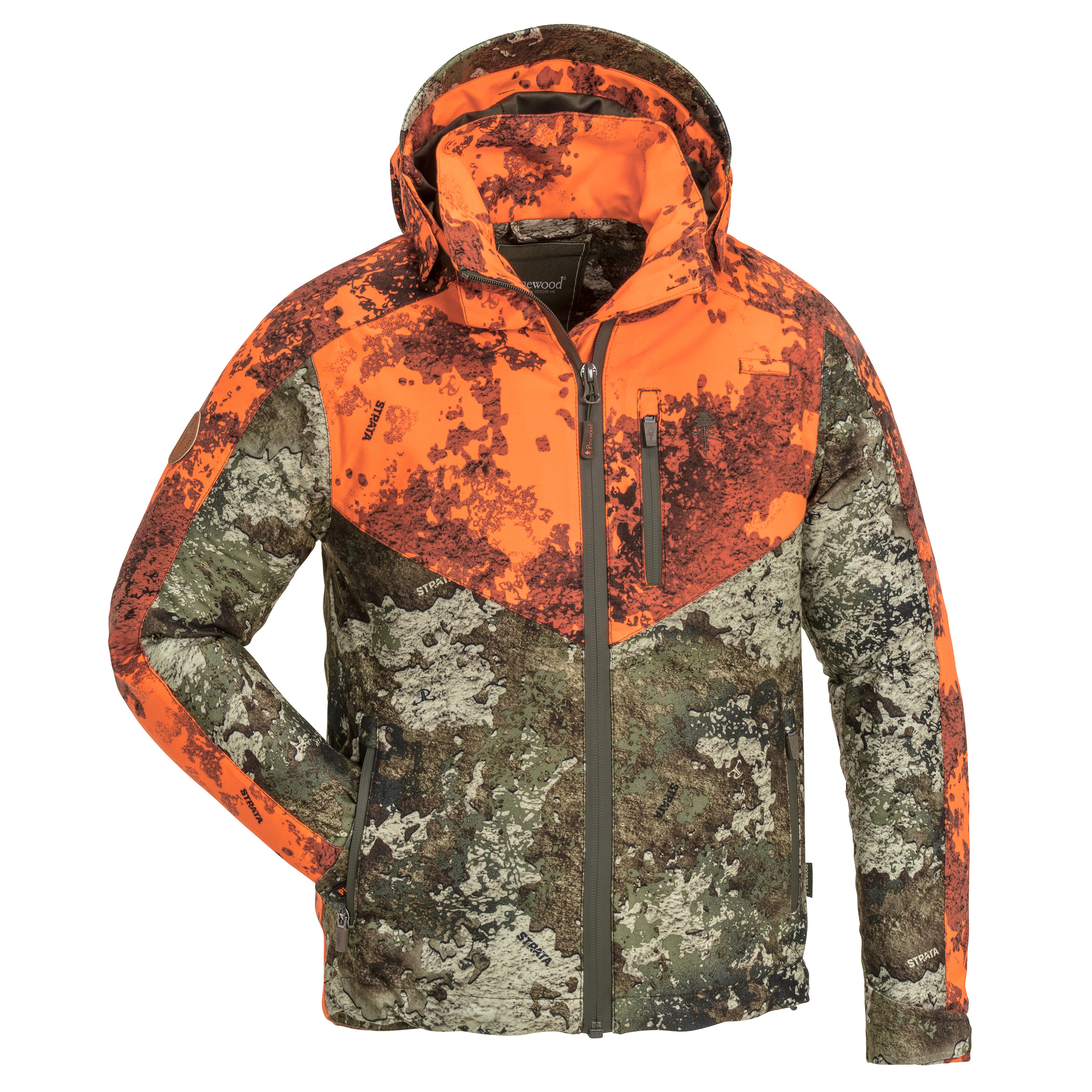 Pinewood Kids' Furudal/Retriever Active Camou Jacket Strata/Strata Blaze Ovadderade jaktjackor 176
