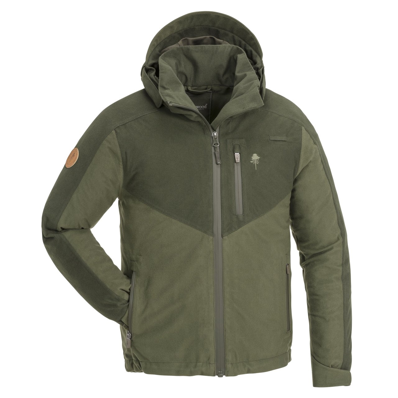 Pinewood Kids' Furudal/Retriever Active Jacket Moss Green/Dark Moss Green