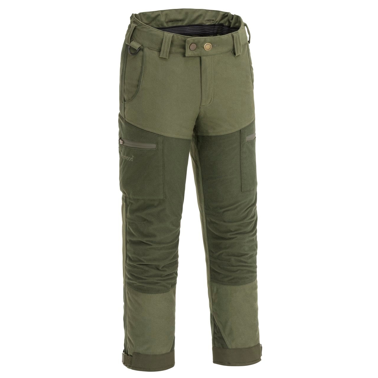 Pinewood Kids' Furudal/Retriever Active Trousers Moss Green/Dark Moss Green Jaktbyxor Mossgreen/D.Mossgree 116 cm
