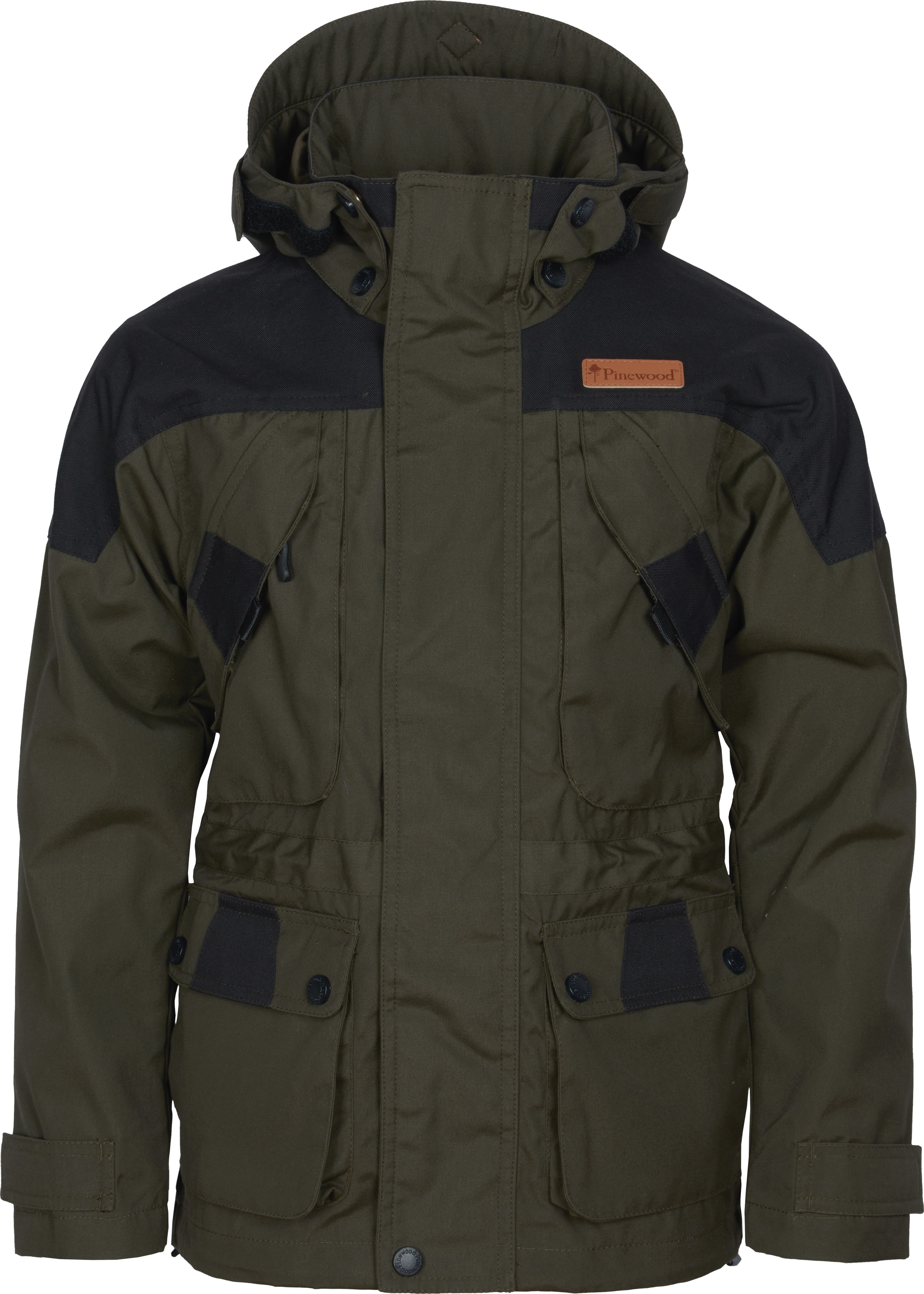 Pinewood Kids' Lappland Extreme 2.0 Jacket Mossgreen/Black Ovadderade friluftsjackor 116