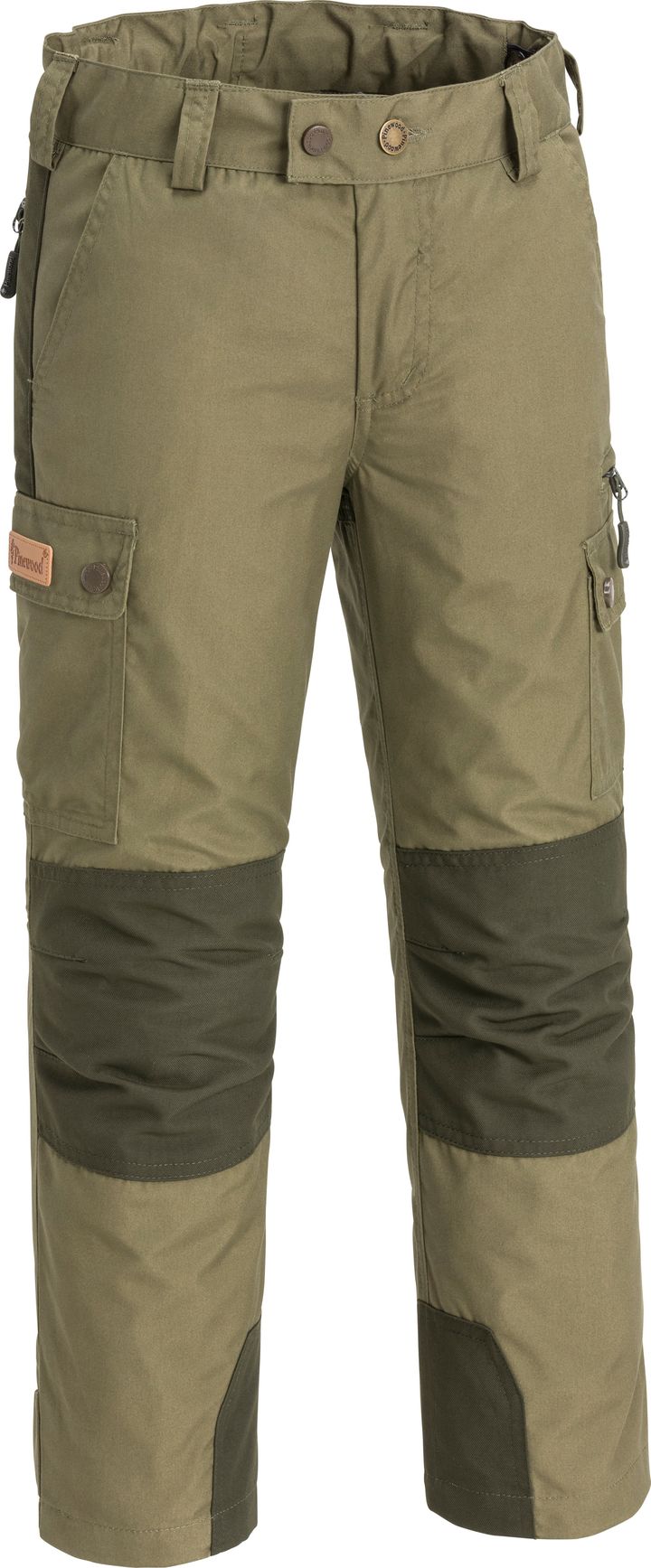 Kids' Lappland Trousers H.Olive/Mossgreen Pinewood