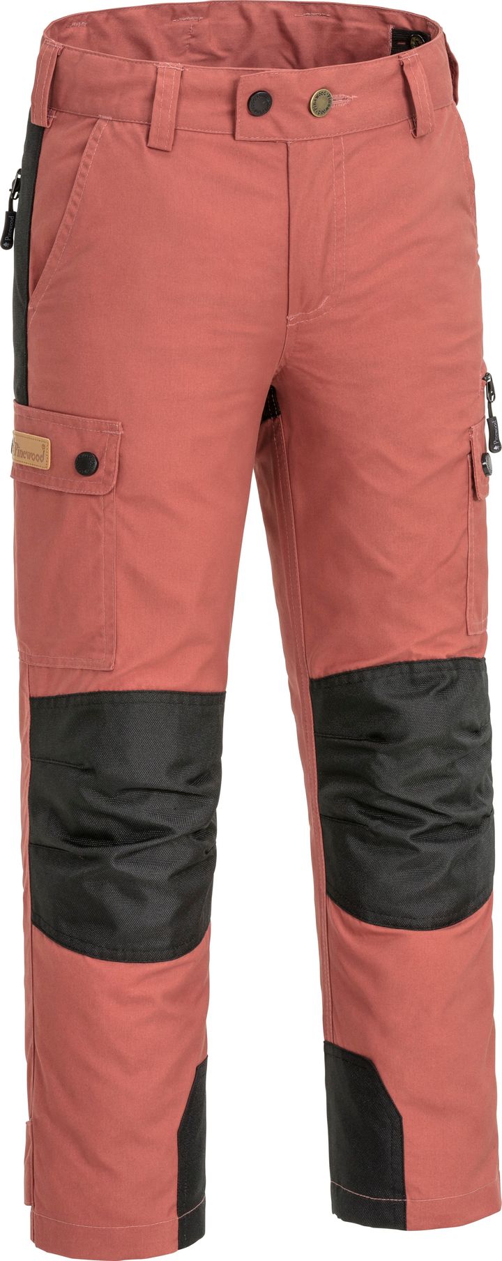 Pinewood Kids' Lappland Trousers Rusty Pink/Black Pinewood