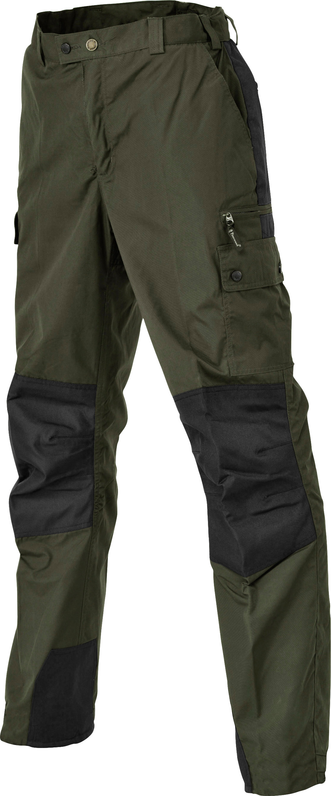 Pinewood Kids' Lappland Trousers Mossgreen/Black Friluftsbyxor 116