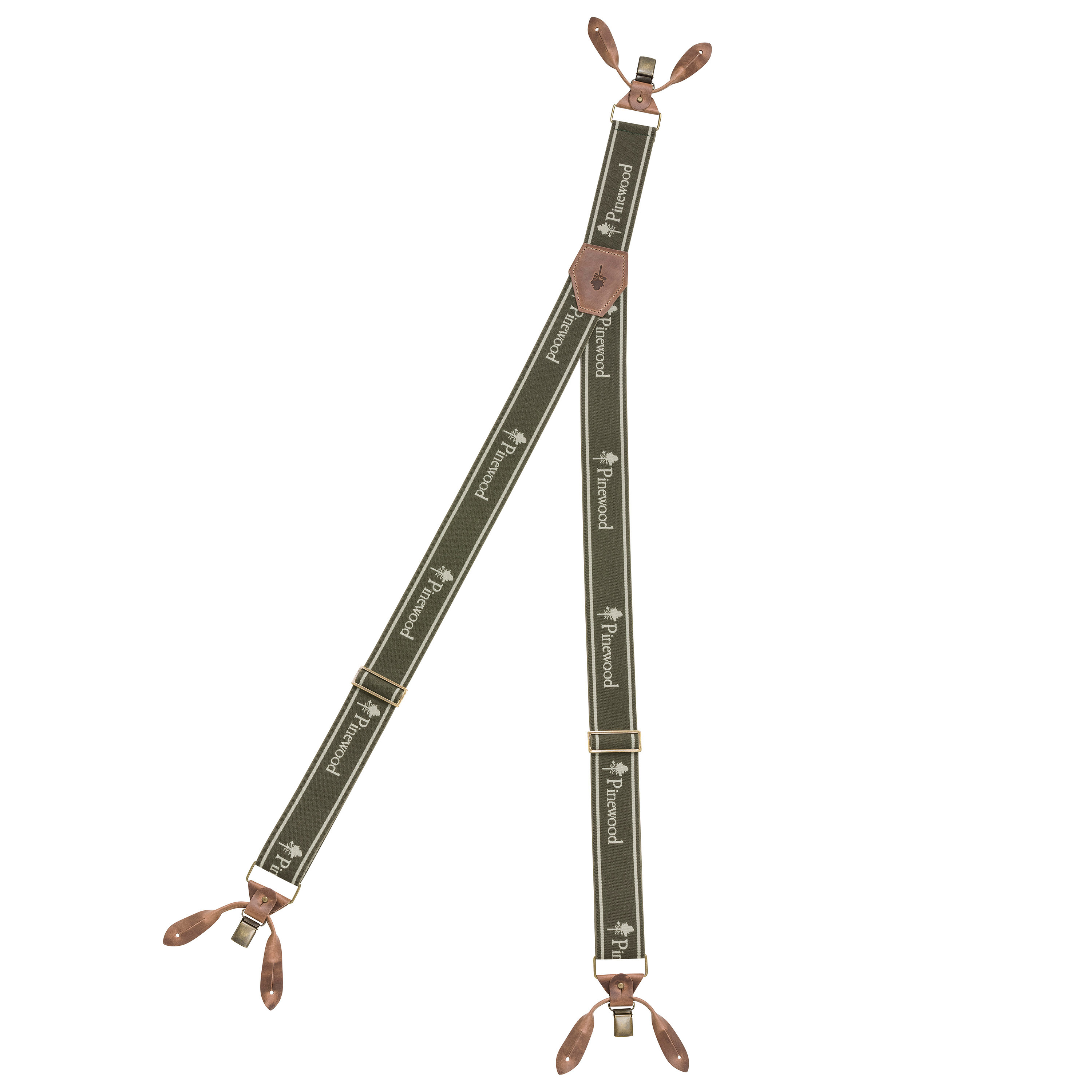 Pinewood Logo 2.0 Suspenders Dark Olive Övriga accessoarer D.Olive OneSize