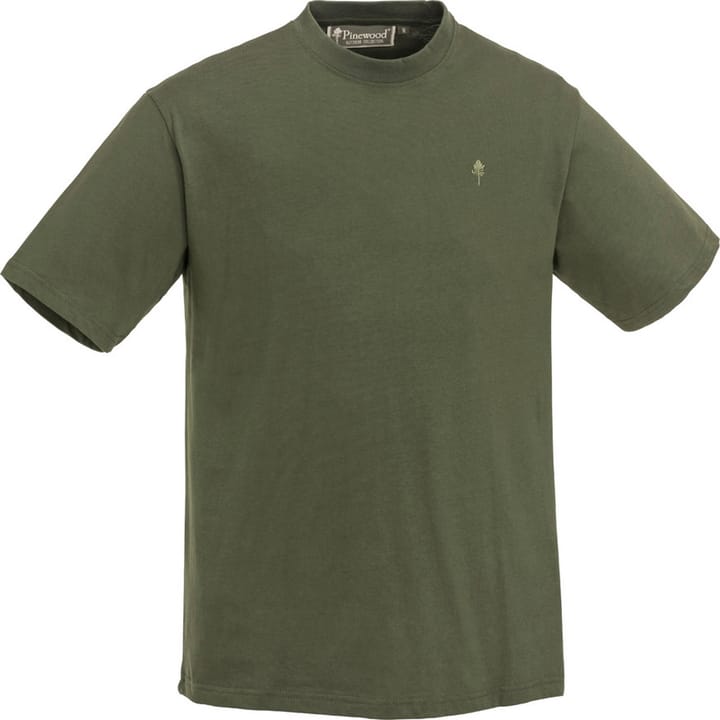 Pinewood Men's 3-Pack T-Shirt Green/H.Brown/Khaki Pinewood