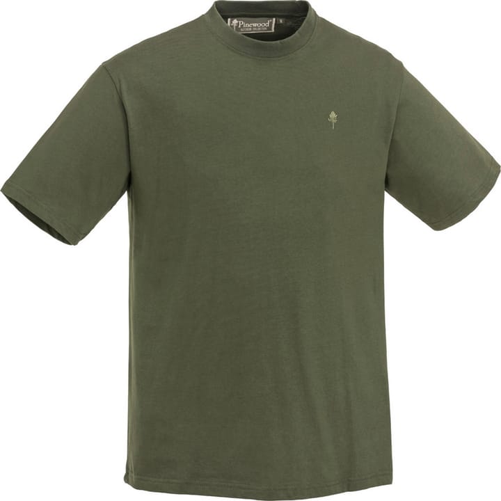 Pinewood Men's 3-Pack T-Shirt Green/H Brown/Khaki Pinewood