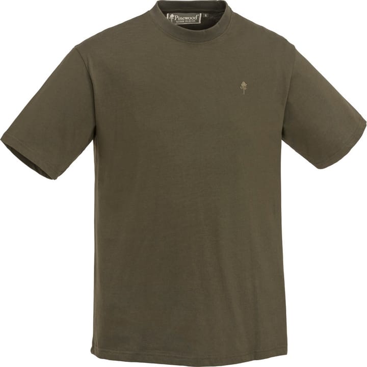 Pinewood Men's 3-Pack T-Shirt Green/H Brown/Khaki Pinewood