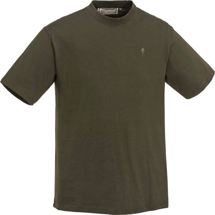 Pinewood Men's 3-Pack T-Shirt Green/H Brown/Khaki Pinewood