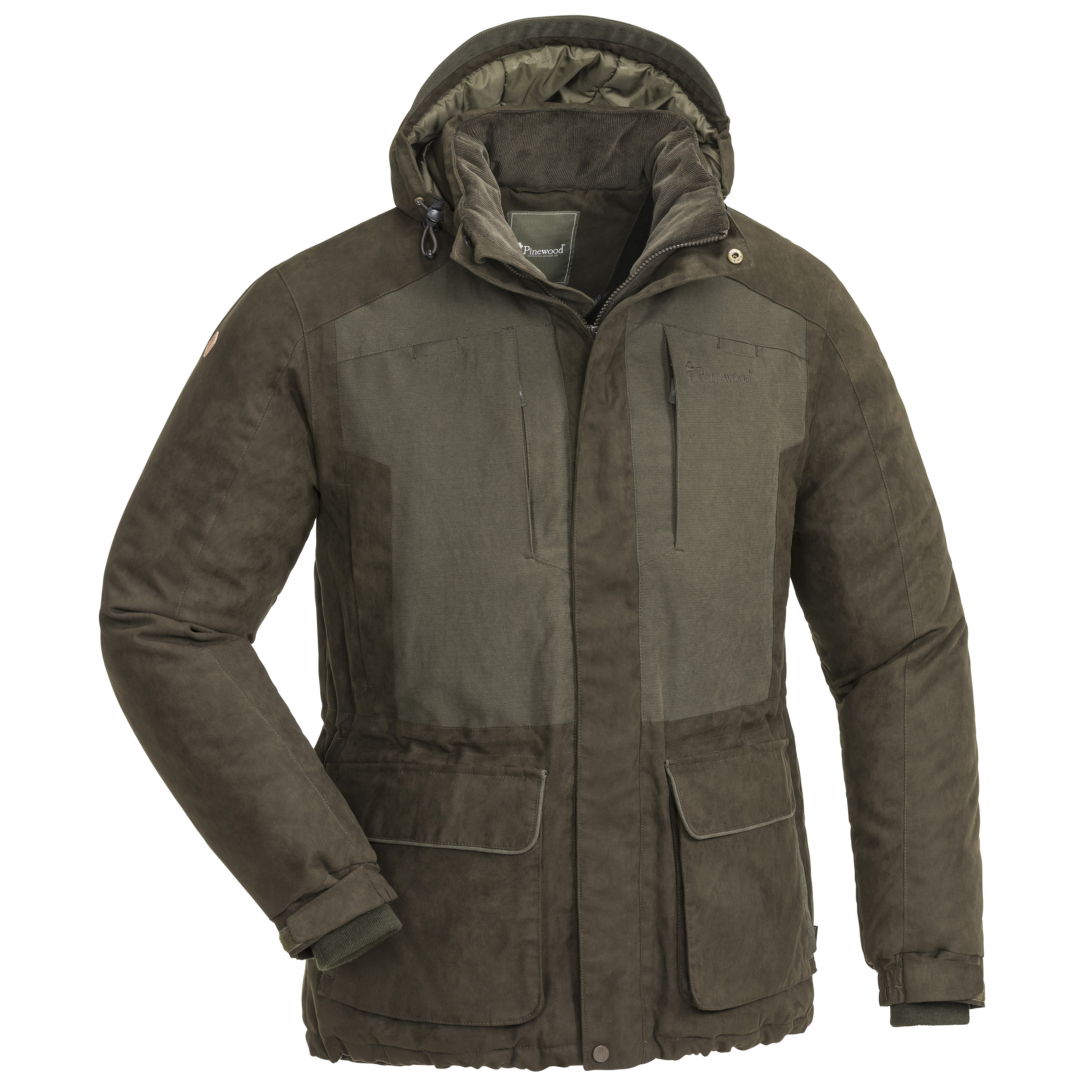 Pinewood Men's Abisko 2.0 Jacket Suede Brown Vadderade jaktjackor L