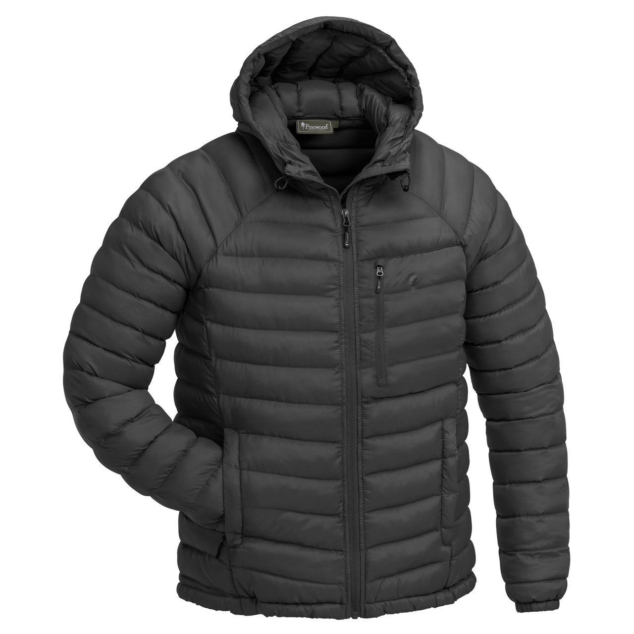Pinewood Men's Abisko Insulation Jacket Smoke Black Syntetfyllda mellanlagersjackor S