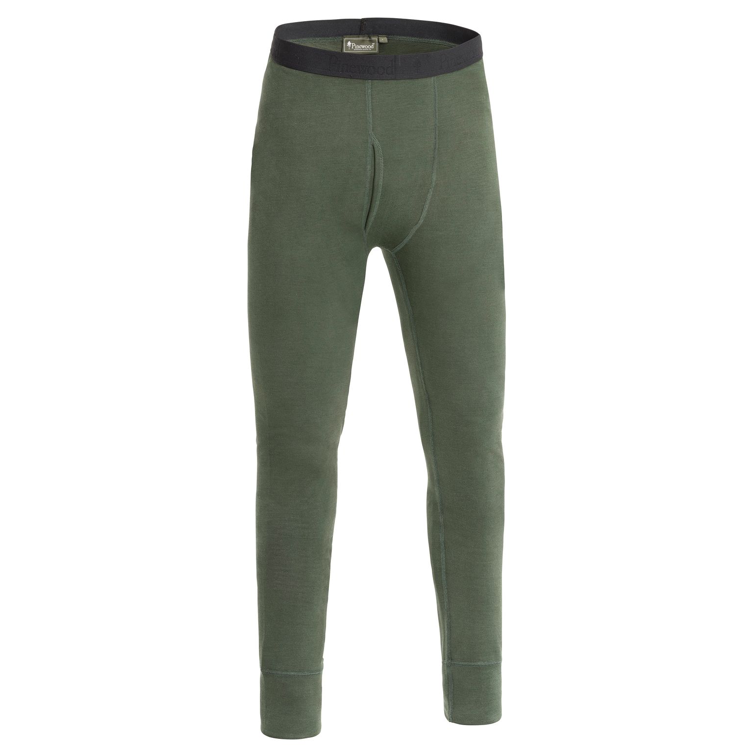 Pinewood Men's Abisko Merino Base Layer Pants Dark Moss Green