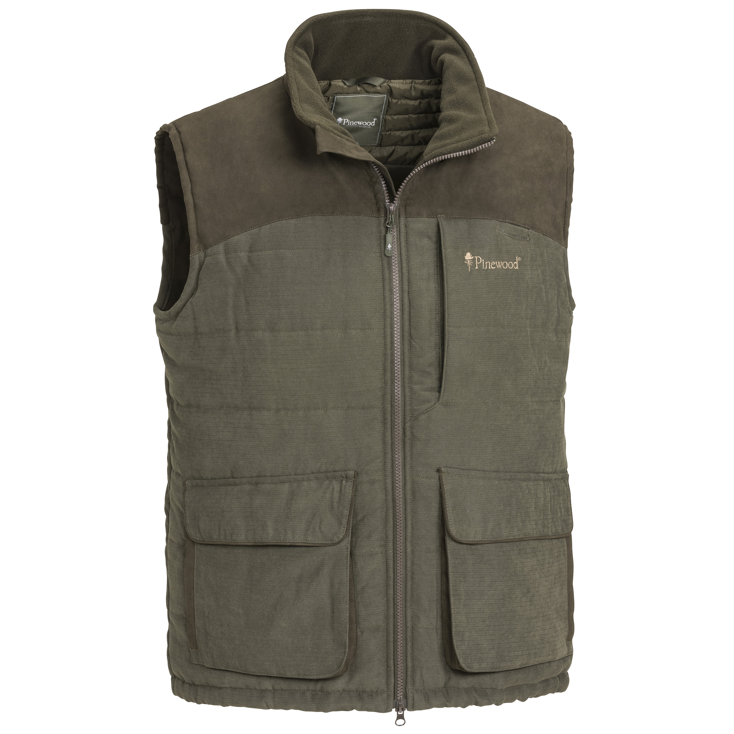 Pinewood Men's Abisko Vest Suede Brown Jaktvästar XL