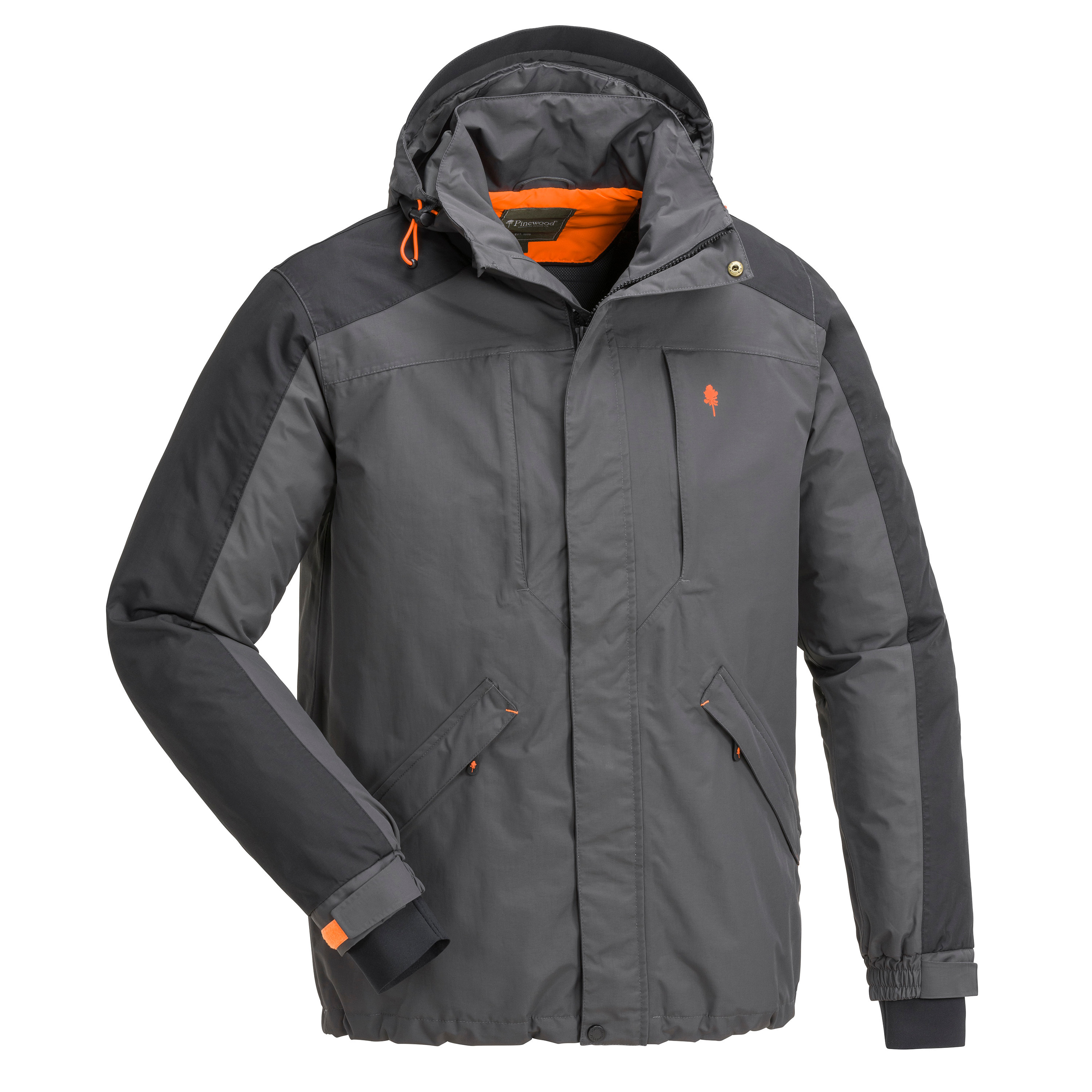 Pinewood Men's Bolmen Fishing Jacket Dark Anthracite/Black Ovadderade friluftsjackor D.Anthracite/Black M