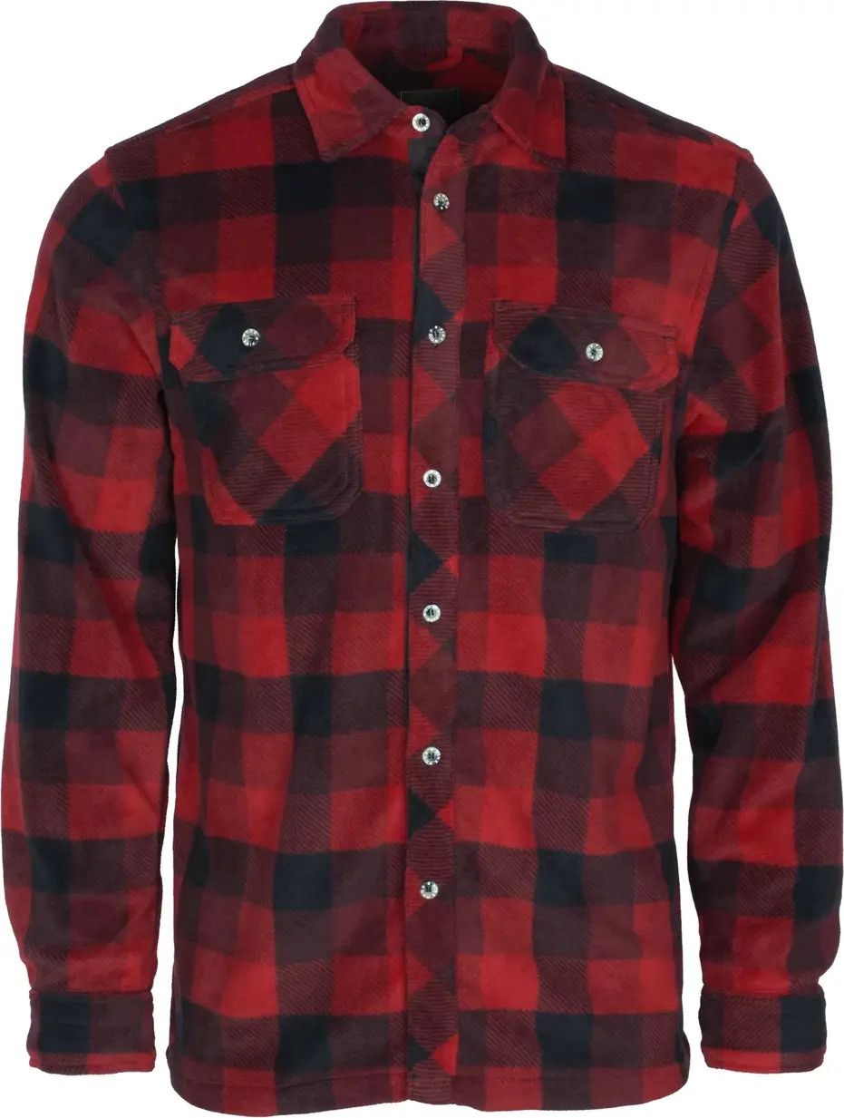 Men's Finnveden Canada Fleece Shirt Red/Black