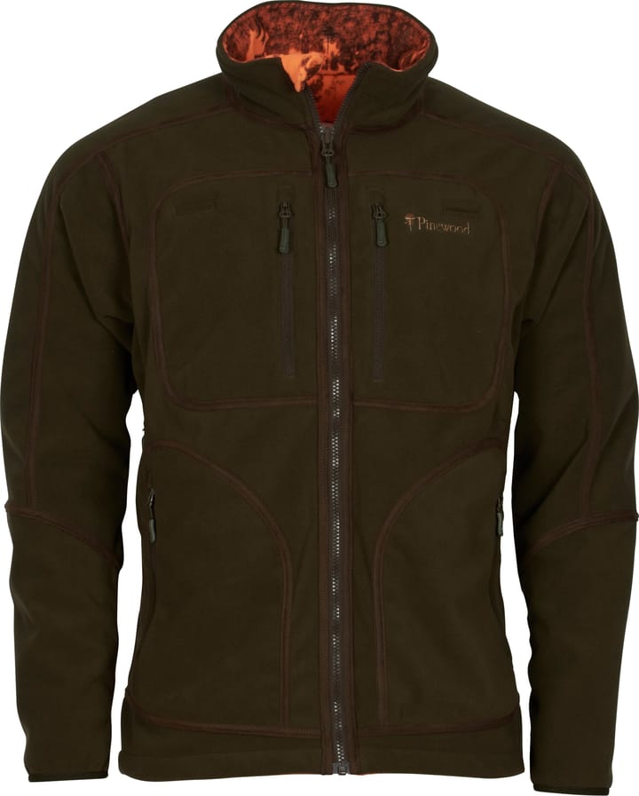 Pinewood Men's Furudal Reversible Camou Fleece Jacket Hunting Brown/Strata Blaze Pinewood Pinewood Men's Furudal Reversible Camou Fleece Jacket Hunting Brown/Strata Blaze Pinewood