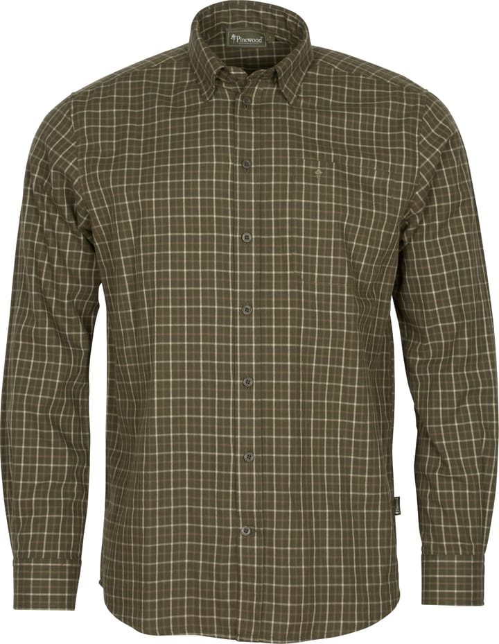 Pinewood Men's Nydala Grouse Shirt Moss Green Pinewood