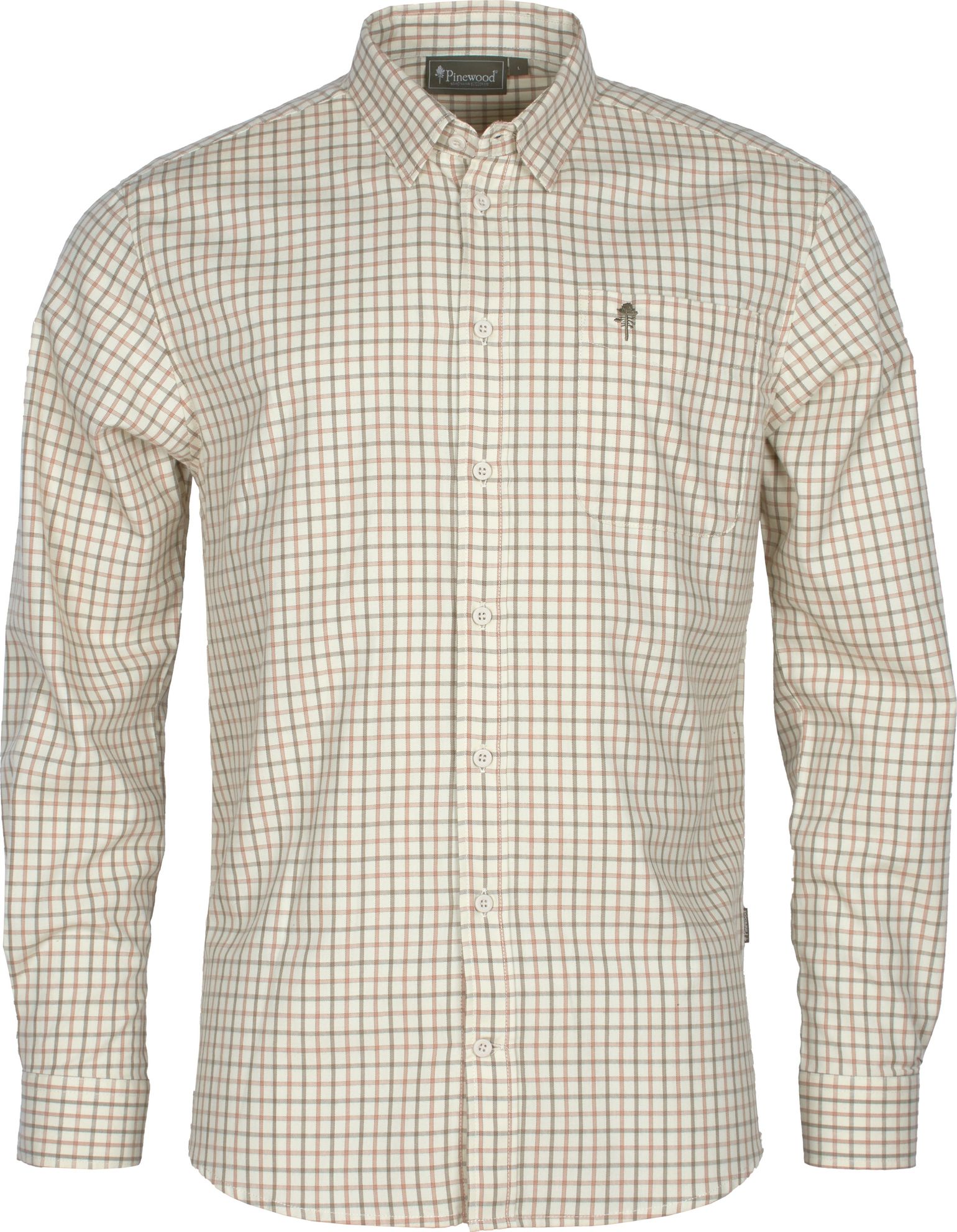 Men's Nydala Grouse Shirt Offwhite/Green