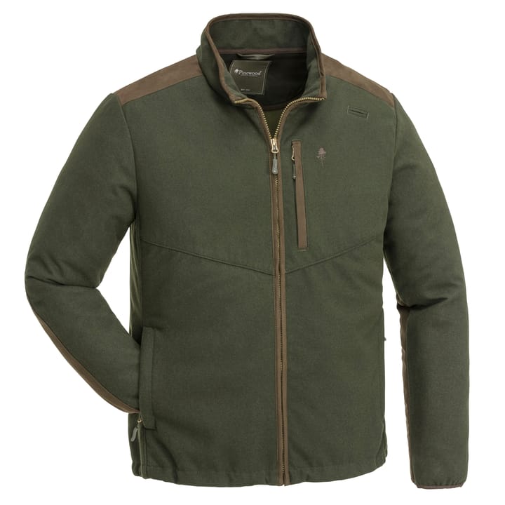 Pinewood Men's Nydala Windproof Jacket Moss Green/Suede Brown Pinewood