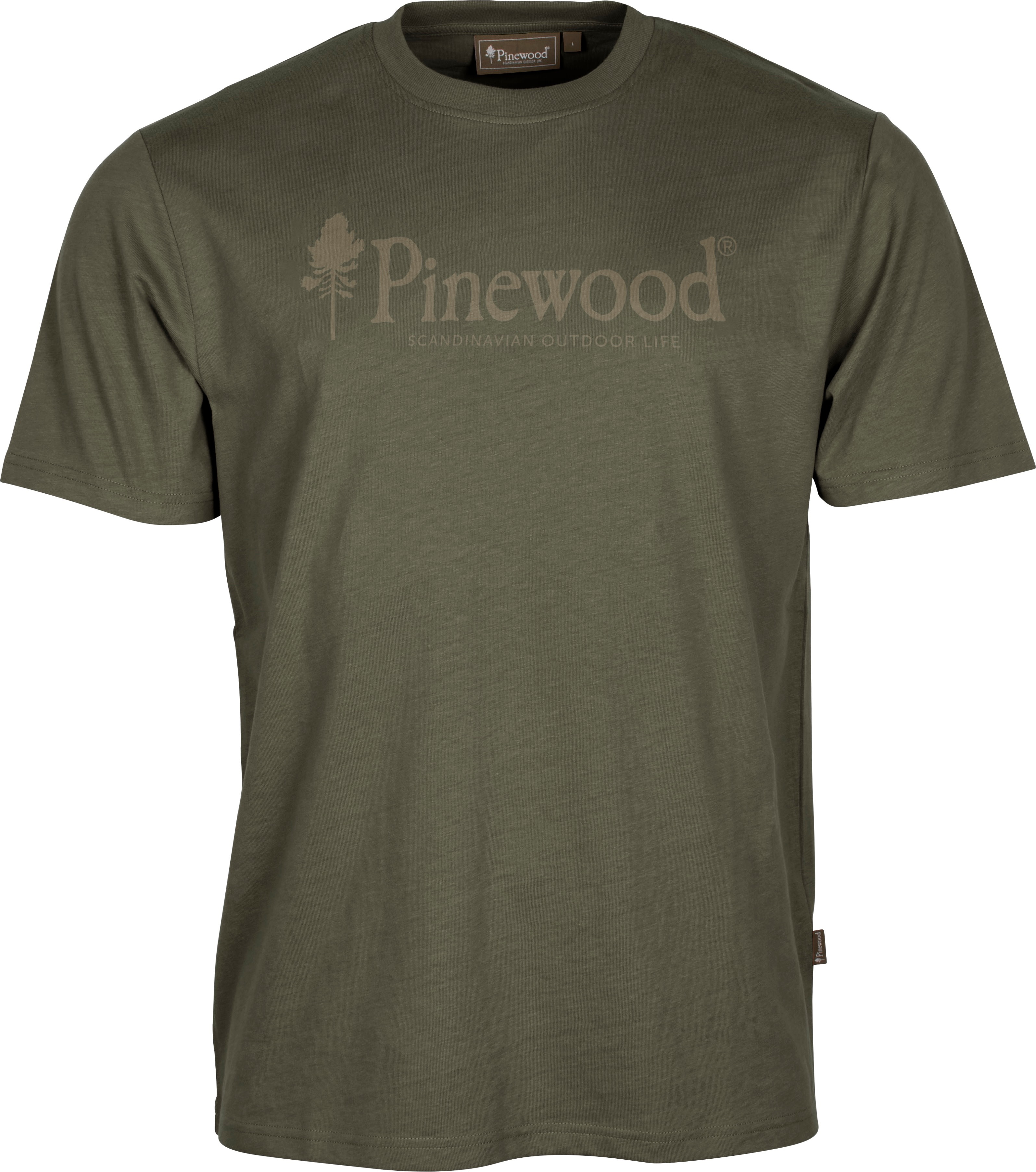Pinewood Men’s Outdoor Life T-shirt D.Green