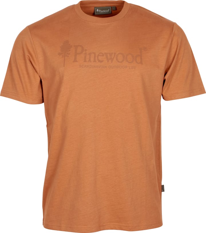 Pinewood Men's Outdoor Life T-shirt Light Terracotta Pinewood