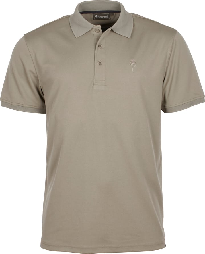 Pinewood Men's Ramsey Coolmax Polo Shirt Mid Khaki Pinewood