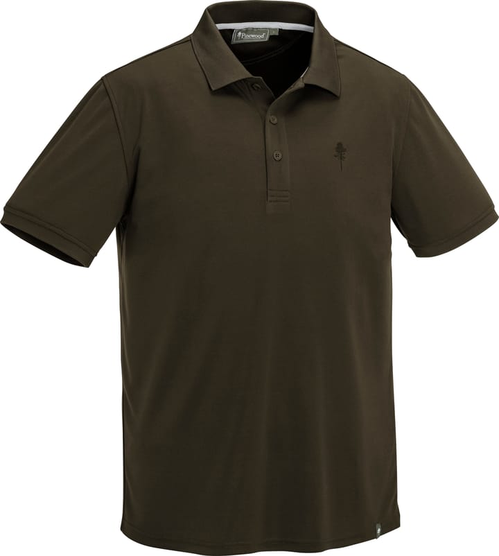 Pinewood Men's Ramsey Coolmax Polo Suede Brown Pinewood