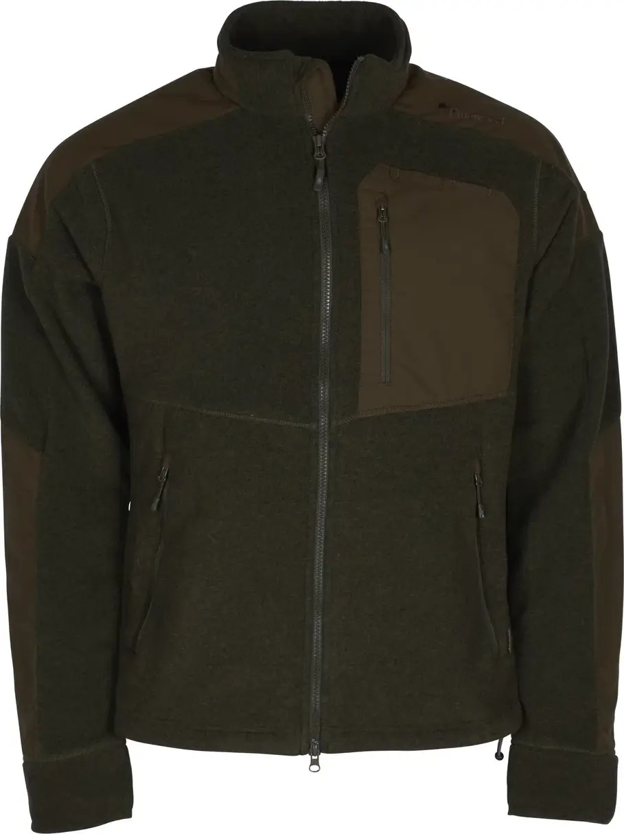 Pinewood Men's Småland Forest Fleece Jacket Hunting Green Ovadderade jaktjackor H.Green S
