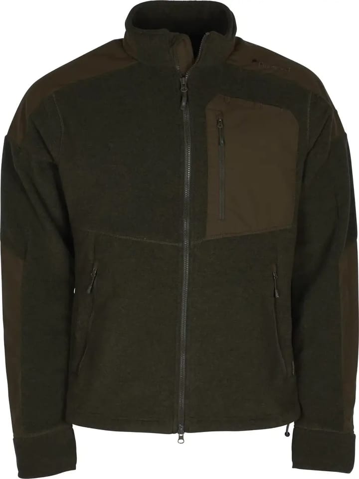Pinewood Men's Småland Forest Fleece Jacket Hunting Green Pinewood