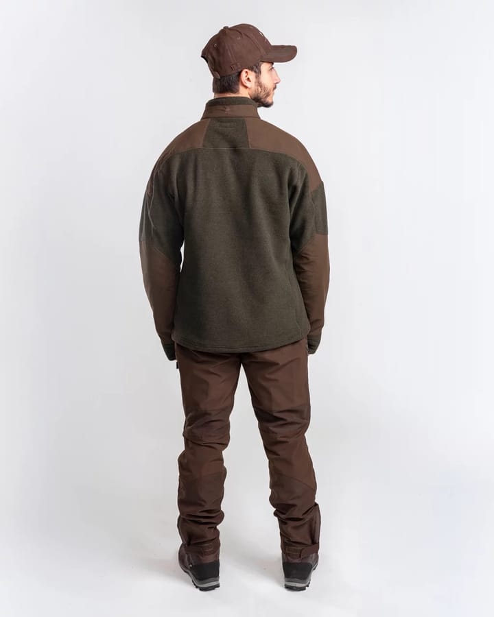 Pinewood Men's Småland Forest Fleece Jacket Hunting Green Pinewood