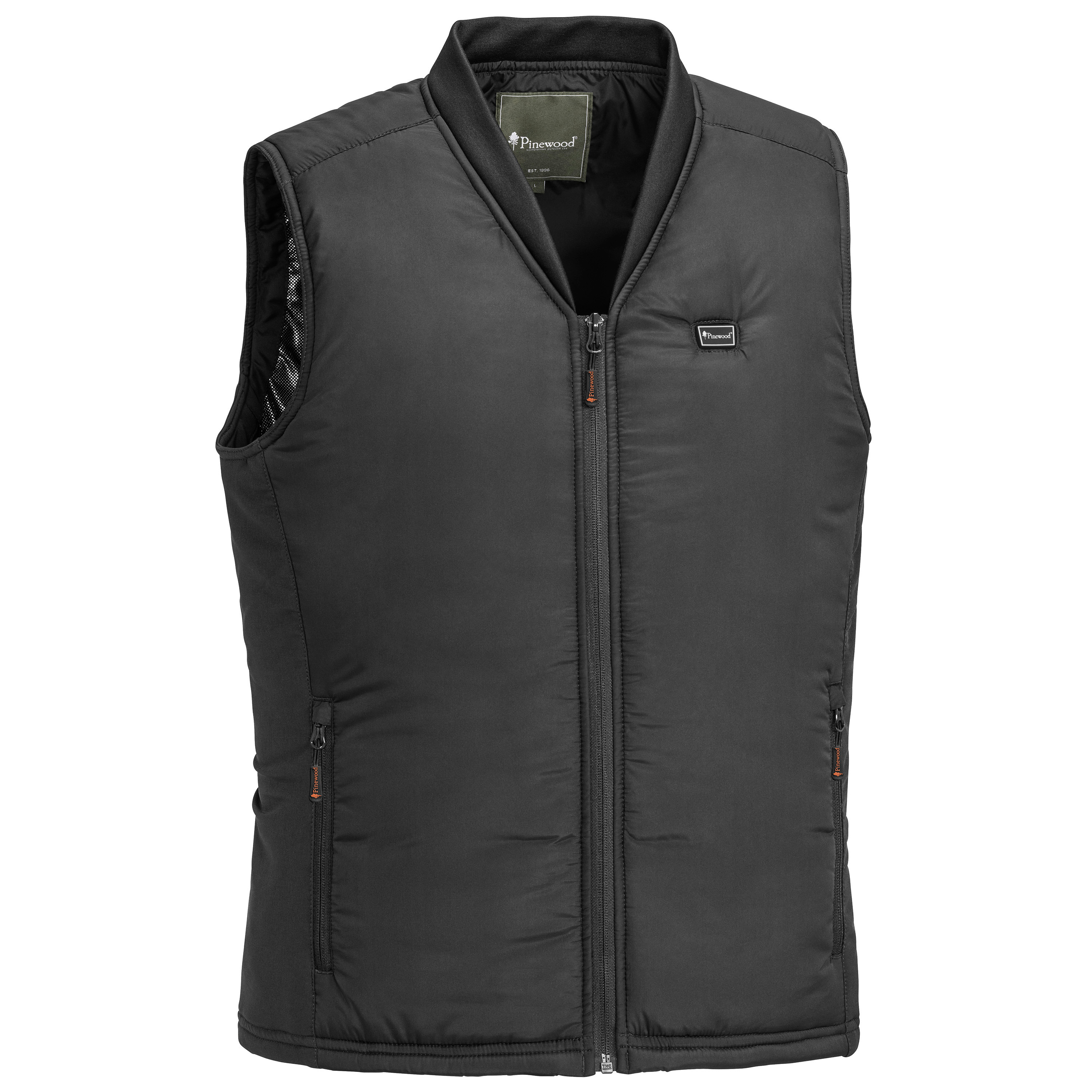 Pinewood Unisex Ultra Body-Heat Vest Black/Grey Jaktvästar 3XL