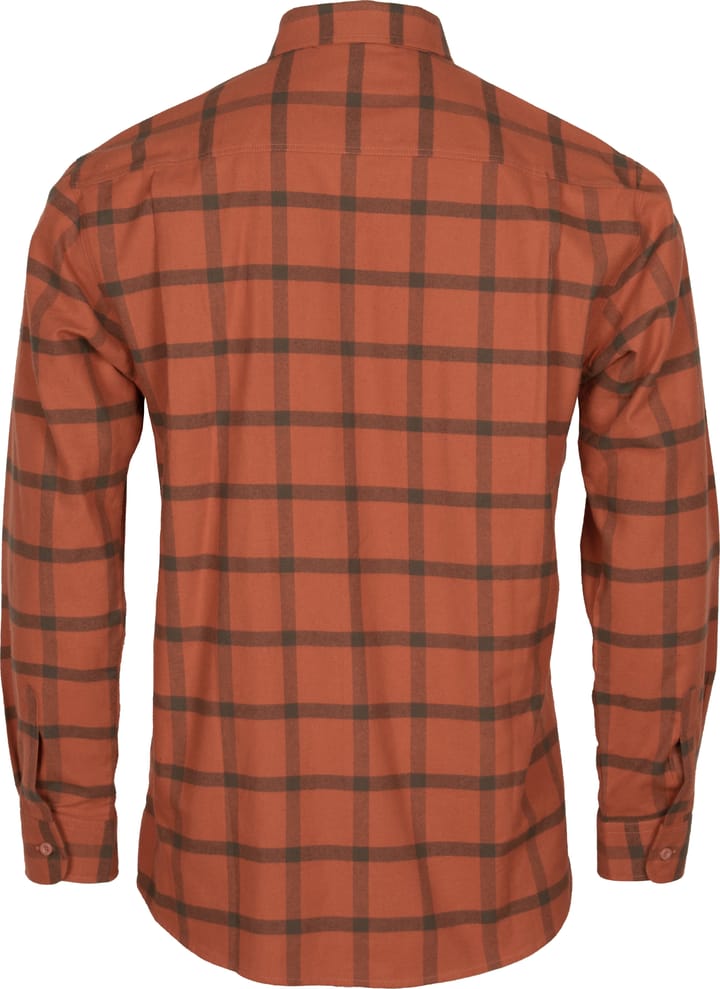 Pinewood Men's Värnamo Flannel Shirt Terracotta/Suedebr Pinewood Pinewood Men's Värnamo Flannel Shirt Terracotta/Suedebr Pinewood