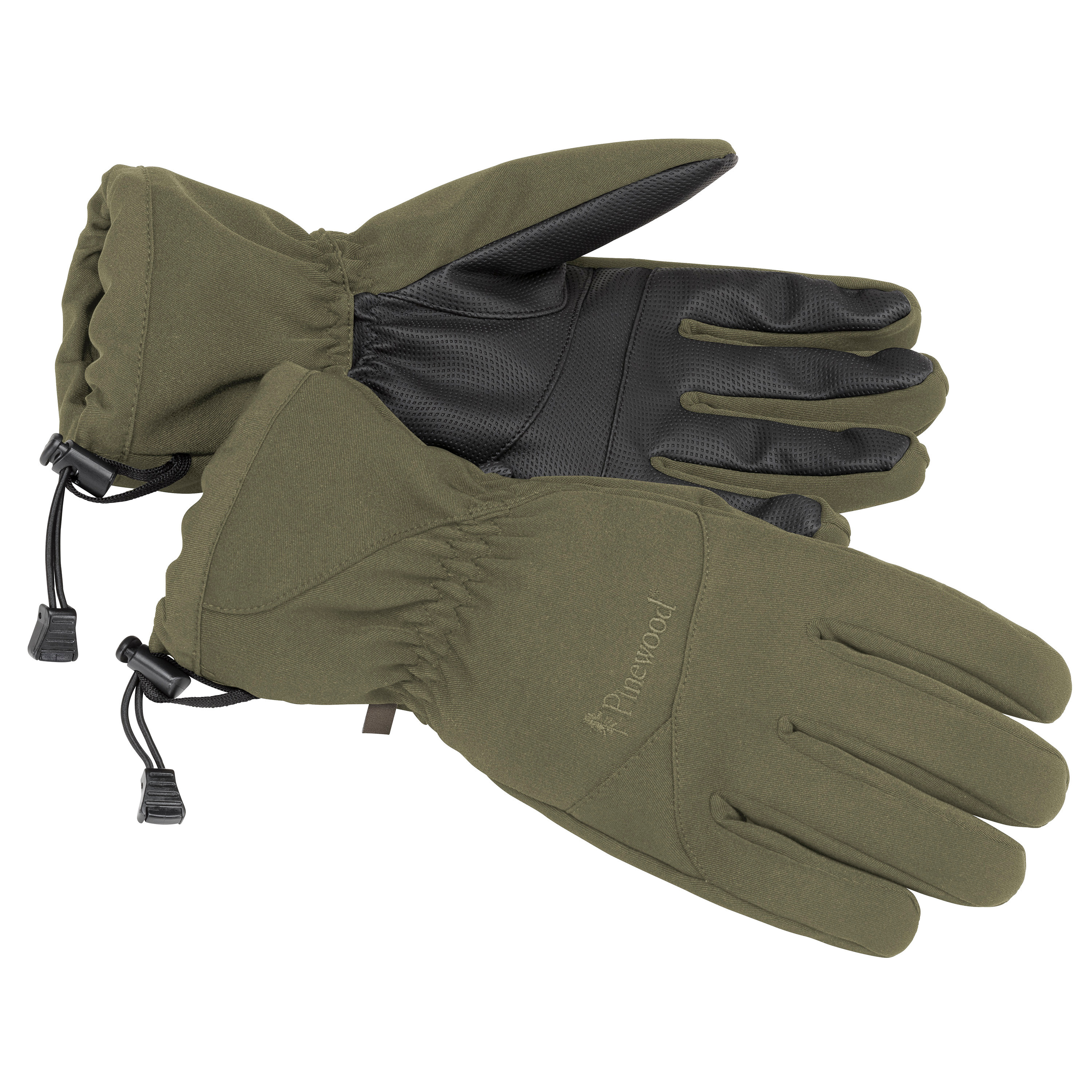 Pinewood Padded 5-Finger Gloves Dark Green Friluftshandskar D.Green M-L