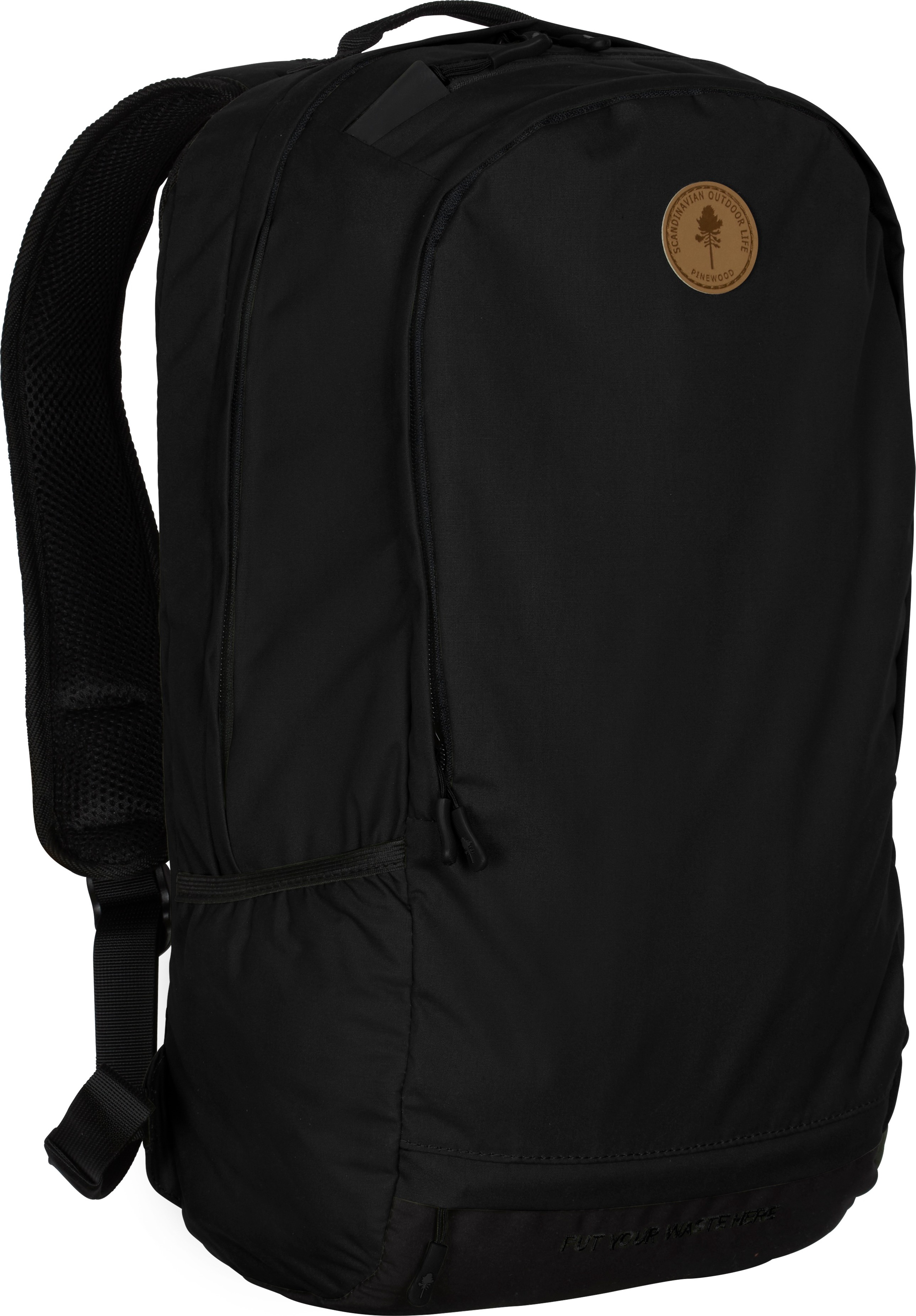 Pinewood Unisex Day Pack 22L Black Vardagsryggsäckar OneSize