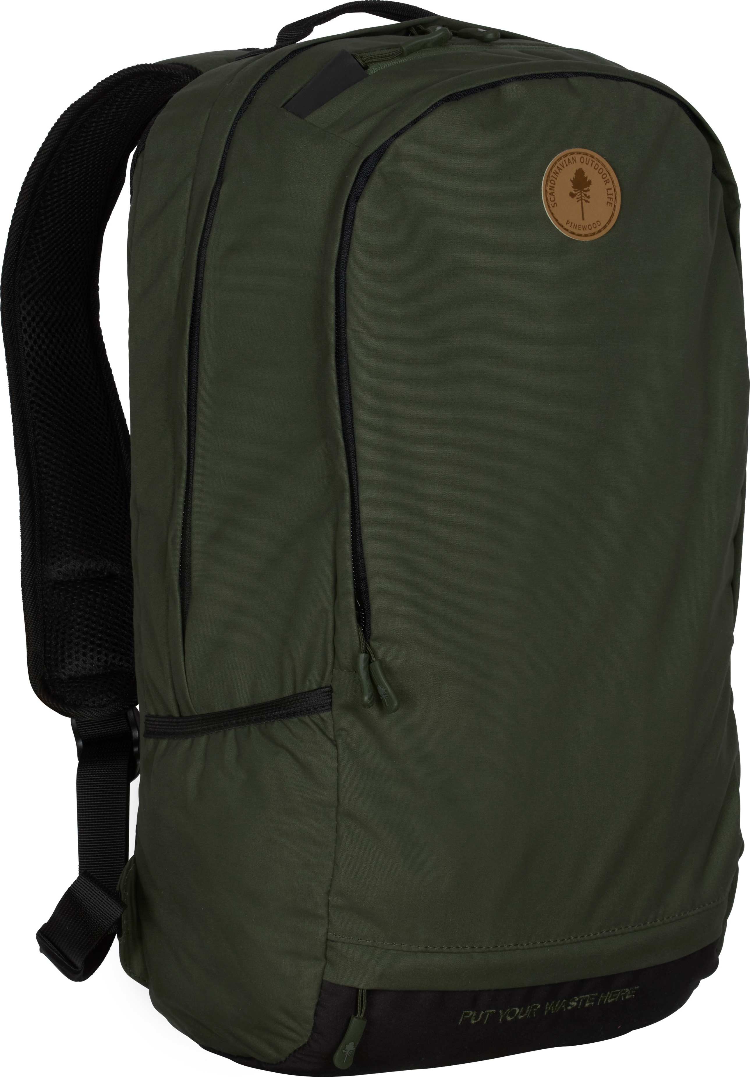 Pinewood Unisex Day Pack 22L Mid Green Vardagsryggsäckar OneSize