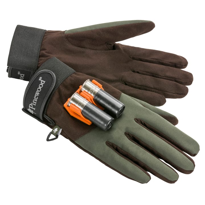 Pinewood Quick Reloader Gloves Moss Green/Dark Brown Pinewood